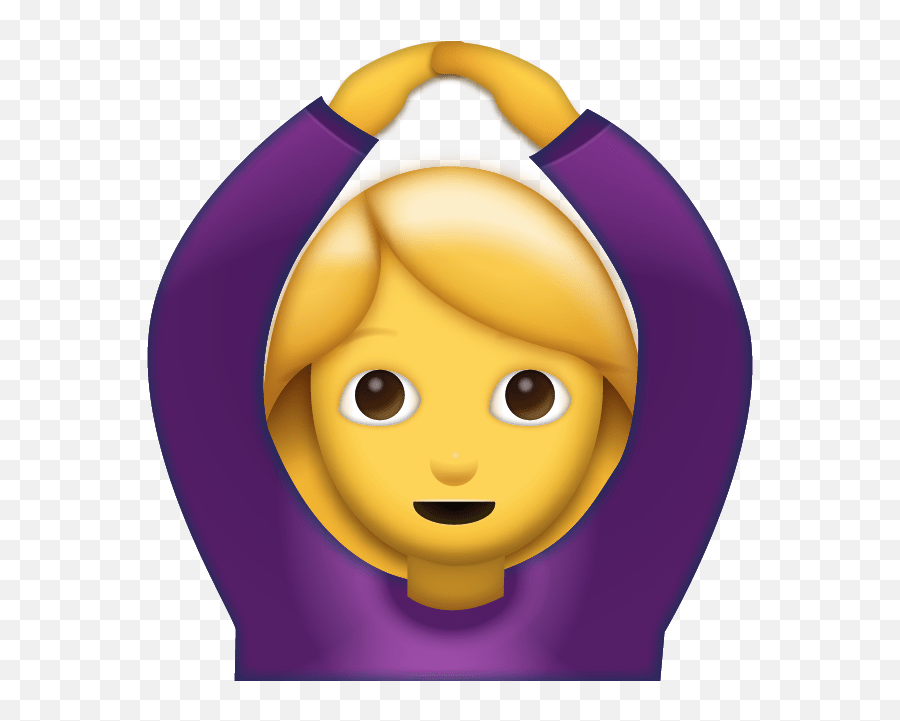 Saying Yes Emoji Clipart Png Download Hands Above Head Emoji,Iphone