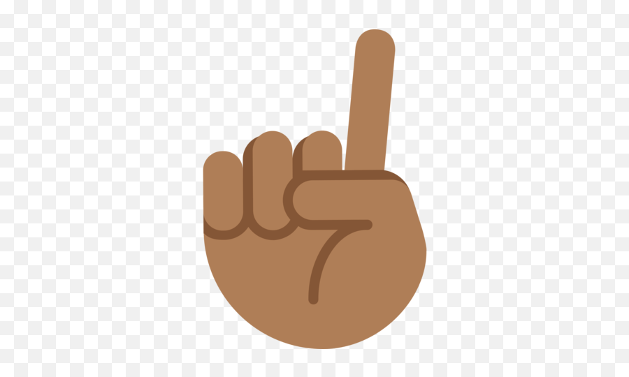 Medium Black Finger Pointing Up Png,Finger Emoji Png free