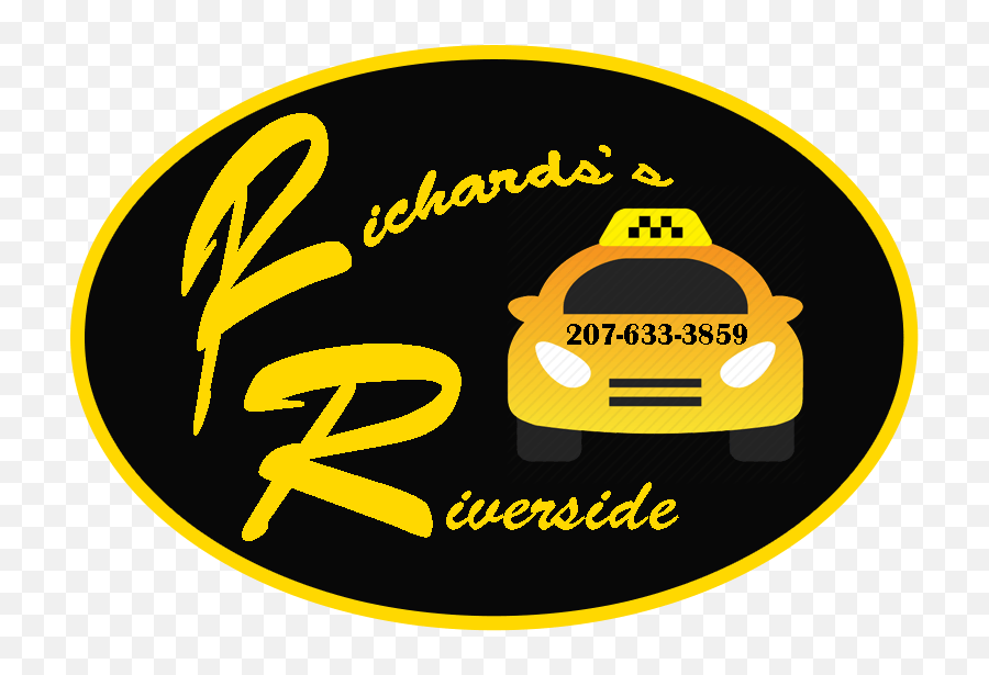 Richardu0027s Riverside Taxi Logo Boothbay Harbor Region Glengoyne