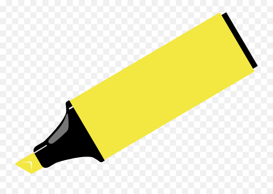 Yellow Clipart Highlighter Highlighter Clipart Png,Highlighter Png