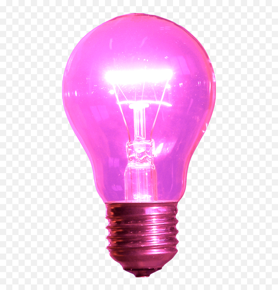Edison Bulb Png Transparent Background Pink Light Bulb Png,Lightbulb