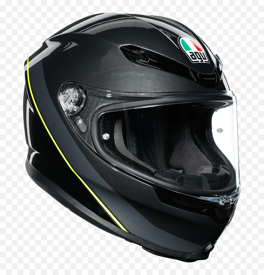 K6 E2205 Multi Minimal Gunmetalblackyellow Fluo Black Visor For Agv