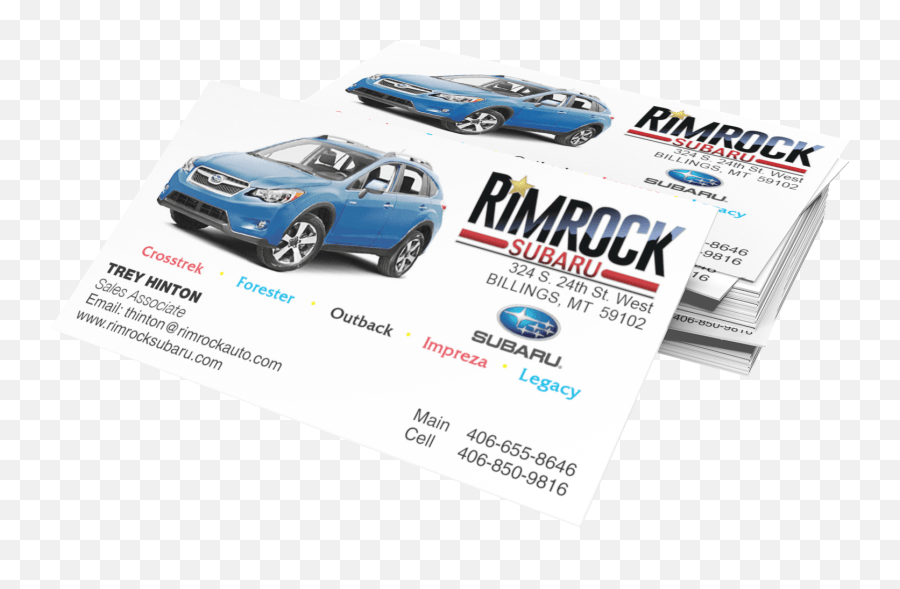 Business Cards Billings Mt Econo Print Car Png,Business