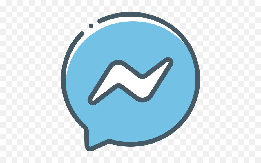 Logo Facebook Messenger Free Icon Of Icons Aesthetic Redes Sociales