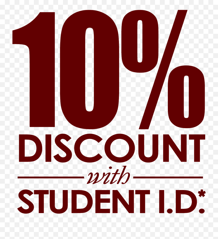 Download Estudent Discountposter 10 Student Discount Png Dot,Student