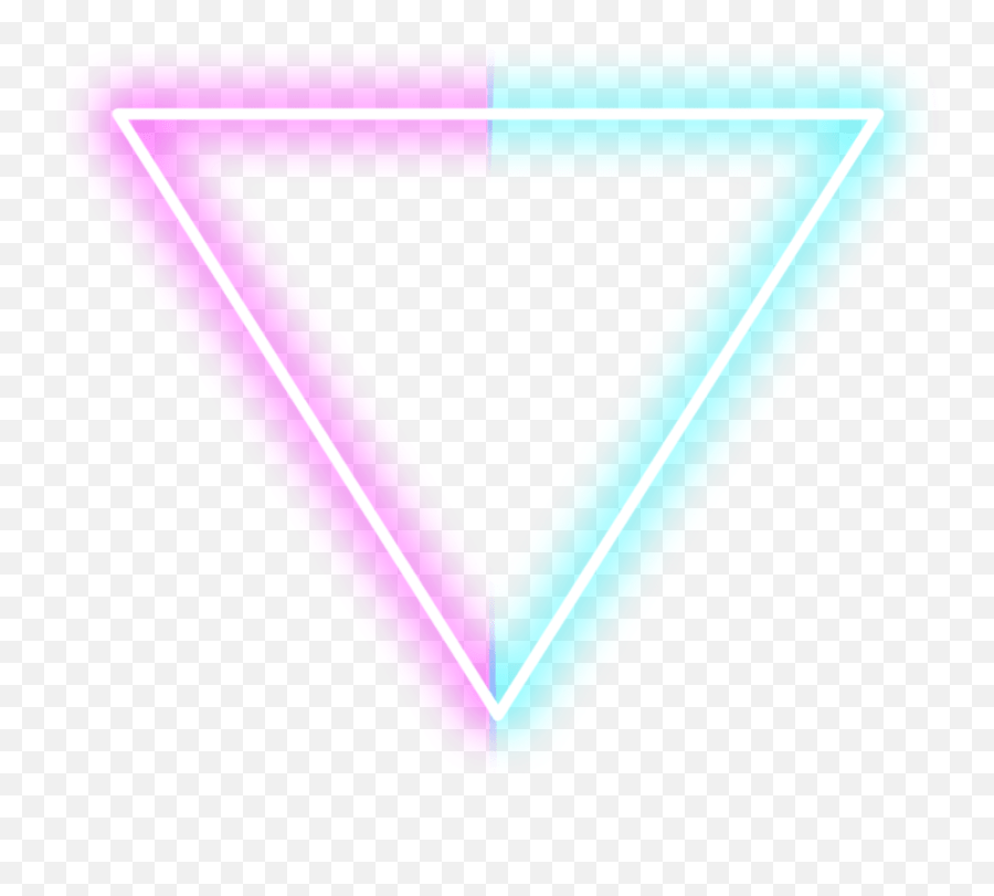 Picsart Neon Triangle Photo Vertical Png,Neon Triangle Png free