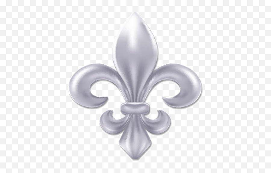 Fleur Icon Fleur De Lis Construction Fleur De Lis Silver Clipart Png