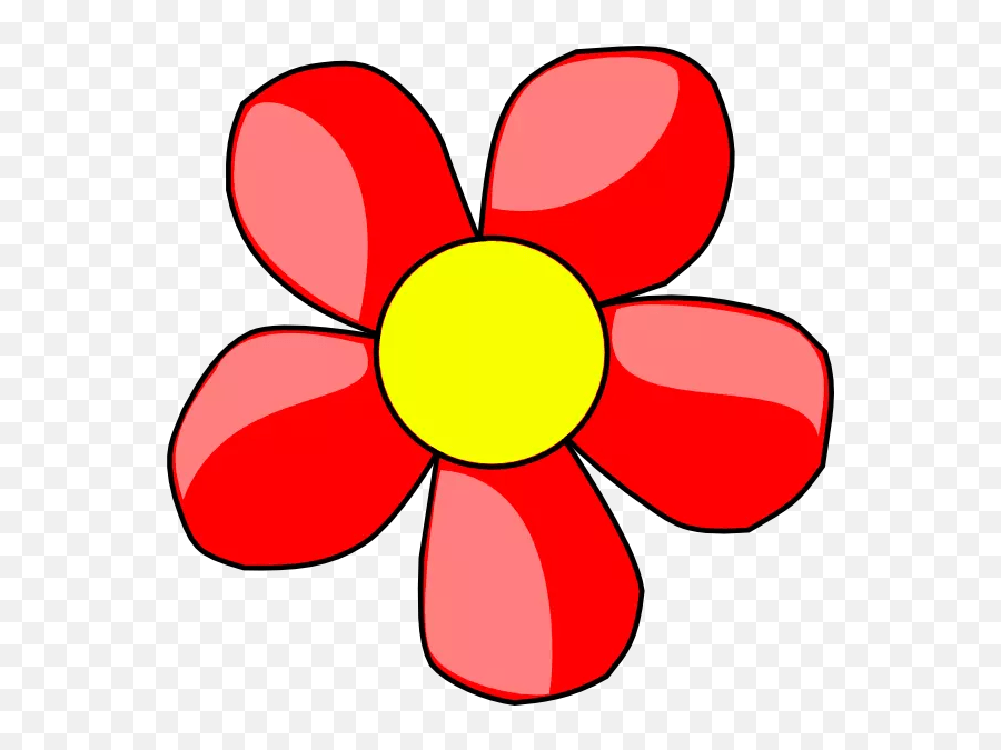 Flower Cartoon Red Flower Clipart Png,Flower Cartoon Png free