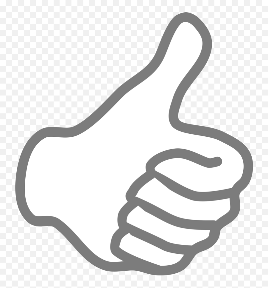 Download White Thumbs Up Png Transparent Png Png Thumb Black And White,Thumbs Down Png free