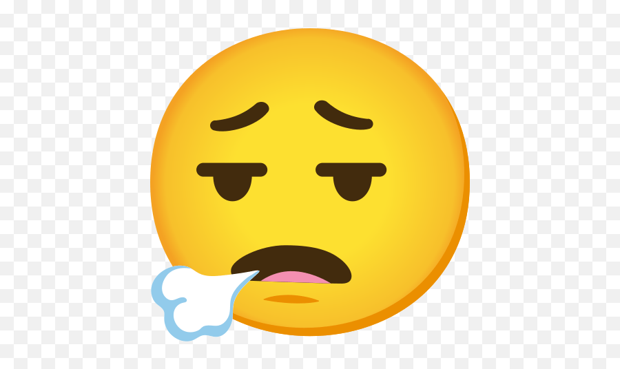 U200d Face Exhaling Emoji Exhale Emoji Png,Vector Smiley Icon free