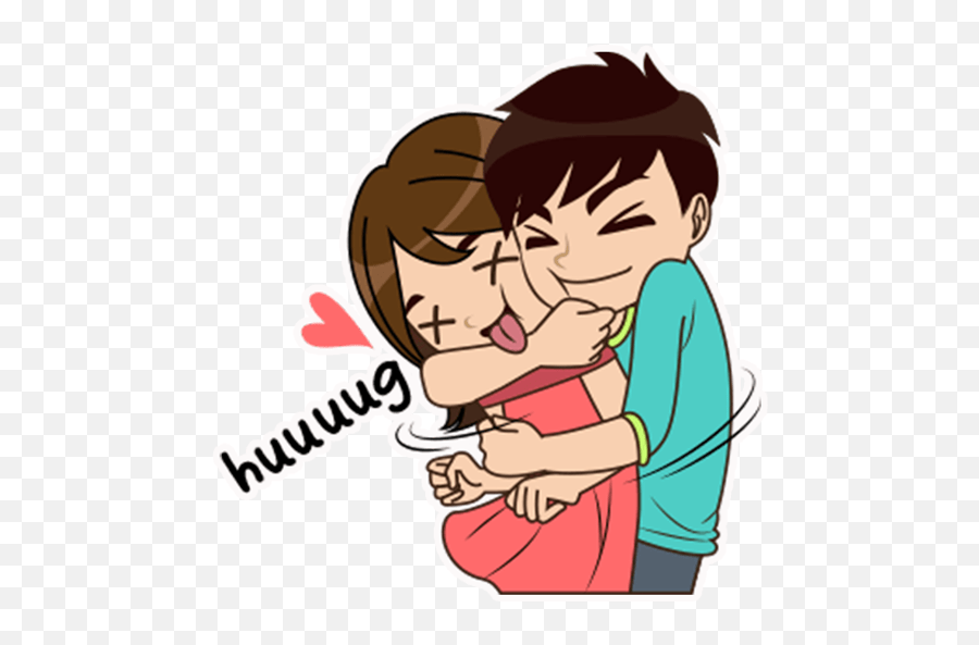 Hugs So Much Love Stickers Png,Whatsapp Hug Icon free transparent