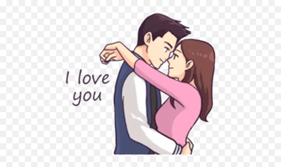 Love Stickers For Love U Stickers For Whatsapp Png,Whatsapp Hug Icon