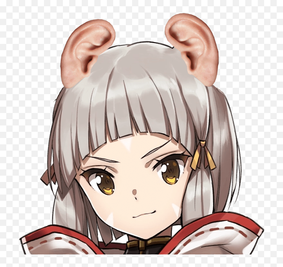 Anime Catgirl But With Human Ears In The Place Of Catgirl Ears Png