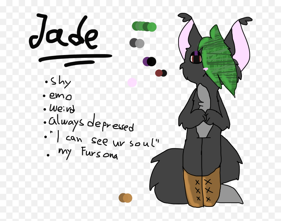 Download Hd Jade Ish A Fursona Animal Jam Clans Aesthetic Animal Jam