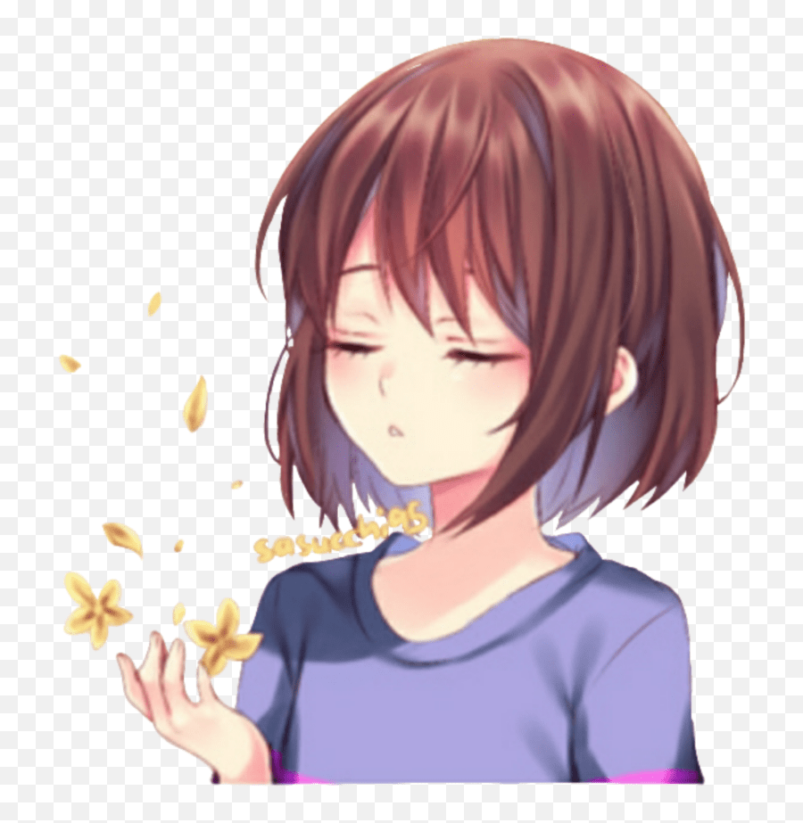 Sasucchi95 Undertale Frisk Undertalefrisk Goldenflowers Cartoon Png
