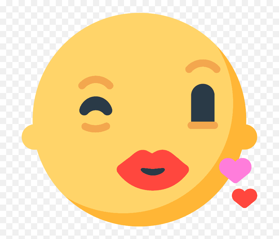 Face Blowing A Kiss Emoji Clipart Mozilla Emojis Png,Kissing Emoji