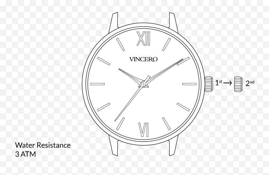 Watch Instructions Vincero Collective Png Icon Thin Band free