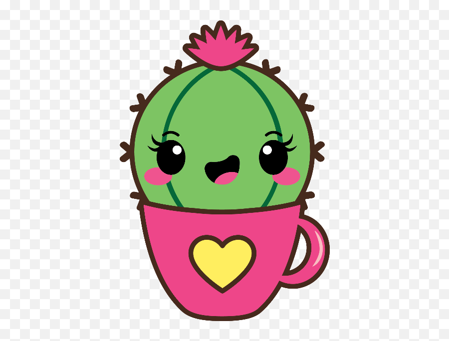 Kawaii Cactus Stickers Messages Sticker 2 Cactus Clipart Kawaii