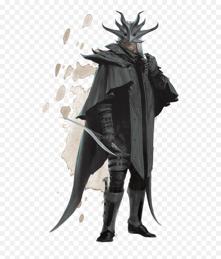 Cultist Monsters Du0026d Beyond Black Dragon Mask 5e Png,Dungeons And