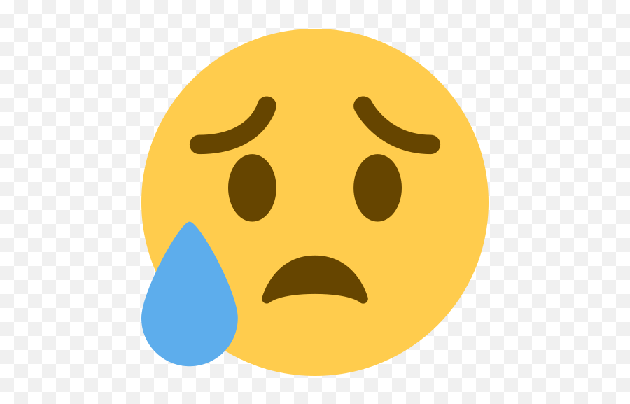 Sad But Relieved Face Emoji Meaning Sad Emoji Twitter Png,Pensive Emoji Transparent free