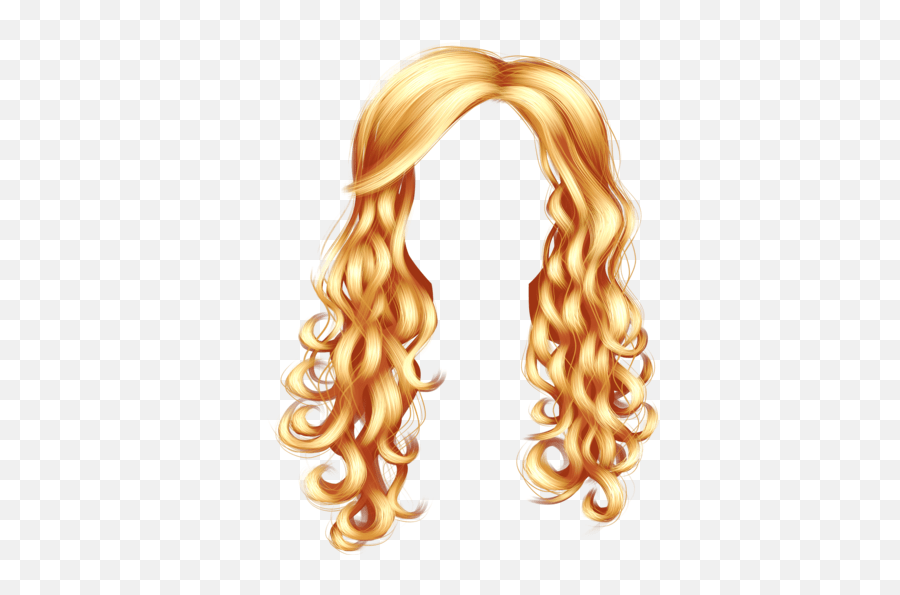 Blonde Blonde Curly Hair Clipart Png,Blonde Hair Png free