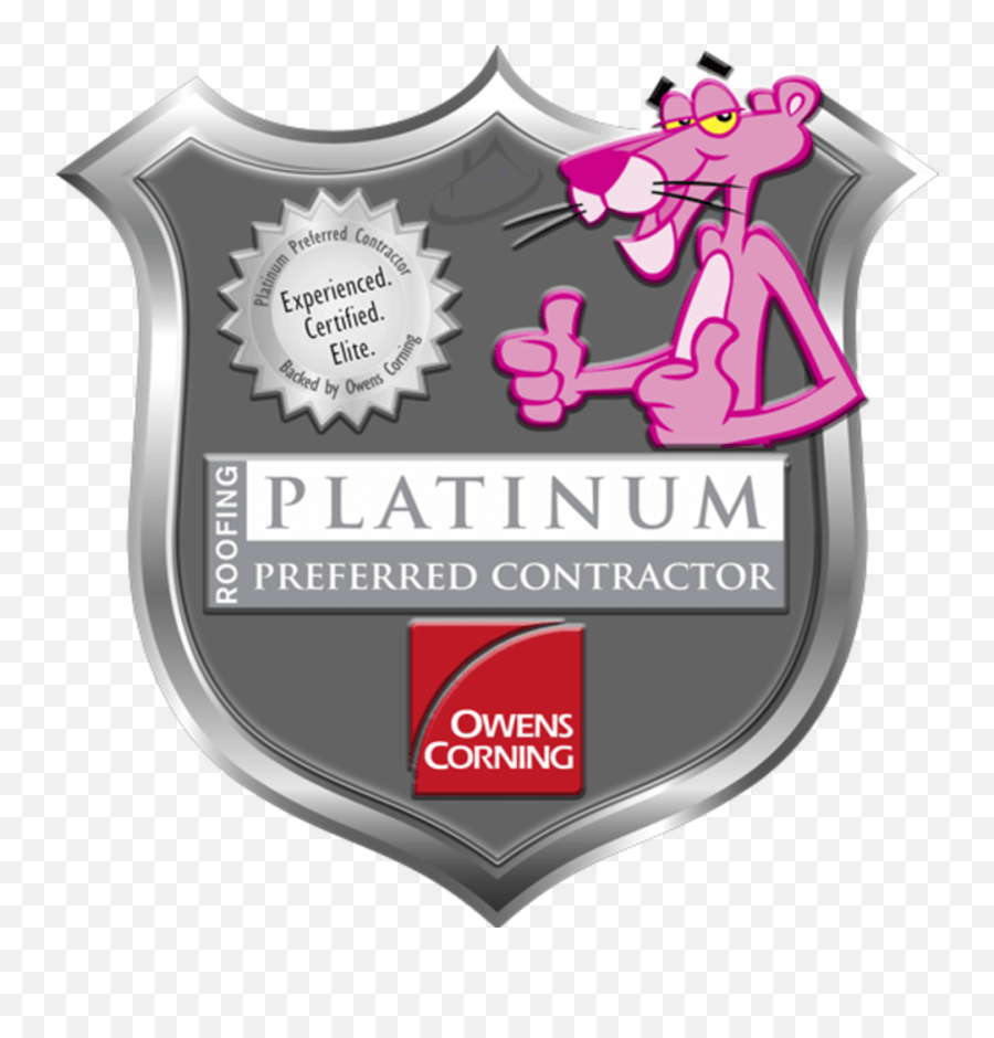 Home A 1 Roofing Owens Corning Platinum Preferred Contractor Png
