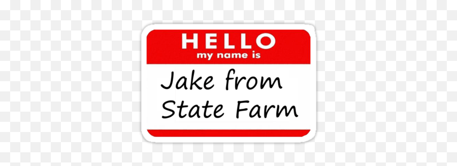 Pin - Jake State Farm Name Tag Png,State Farm Logo Transparent - free