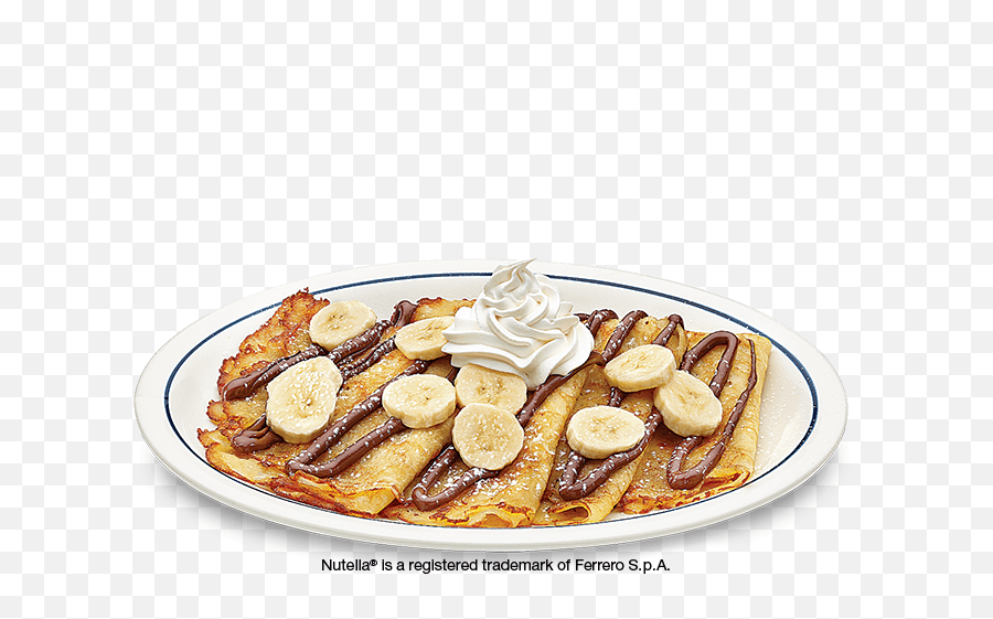 Download Four Delicate Crepes Fresh Sliced Banana And Nutella Banana