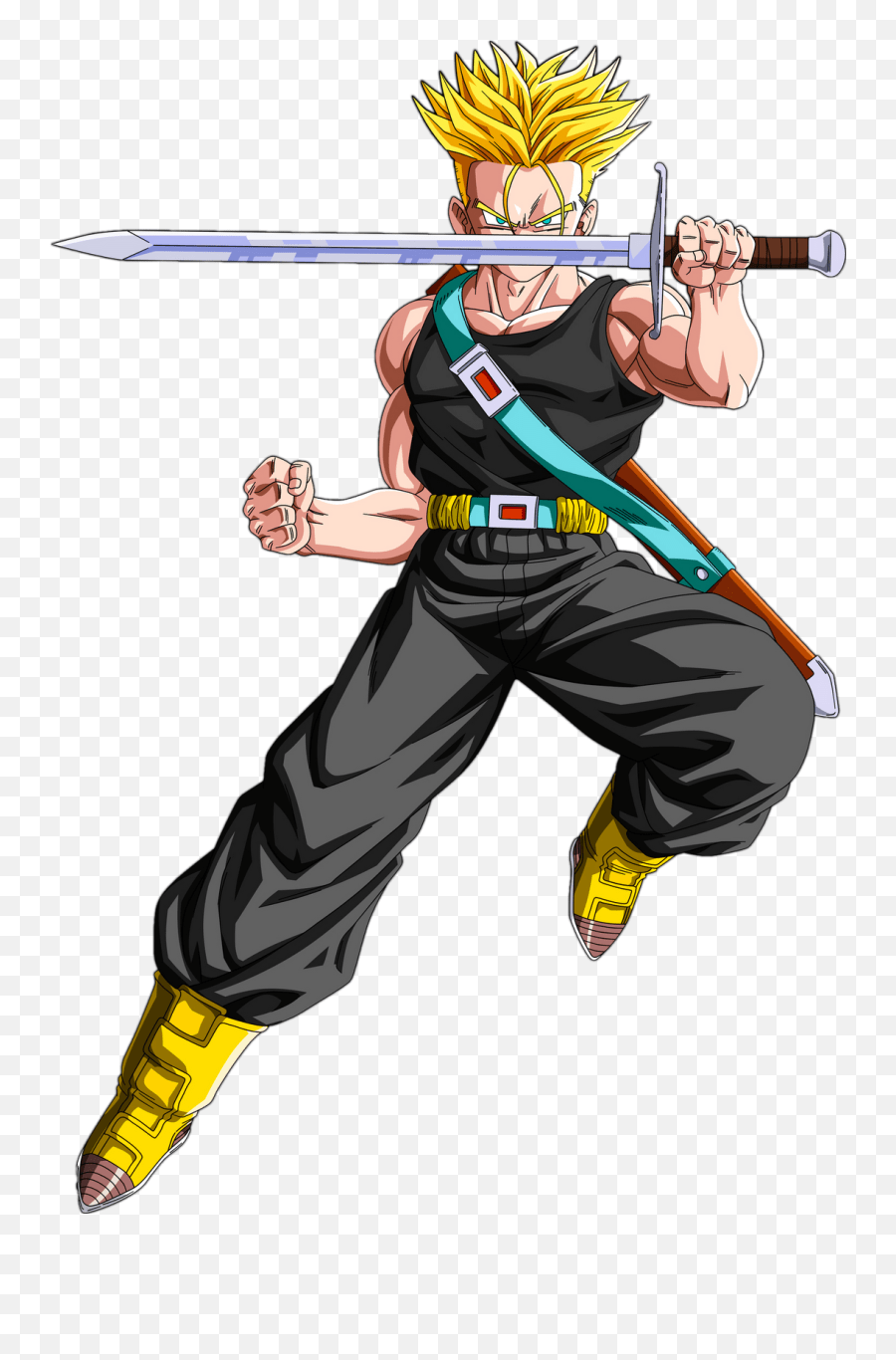 Animesu0026games Dbz Renders Z Sword Vs Trunks Sword Png,Future Trunks Png free transparent