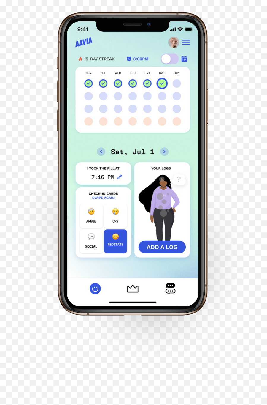 Best Birth Control Reminder App Aavia Aavia App Png,Remind App Icon