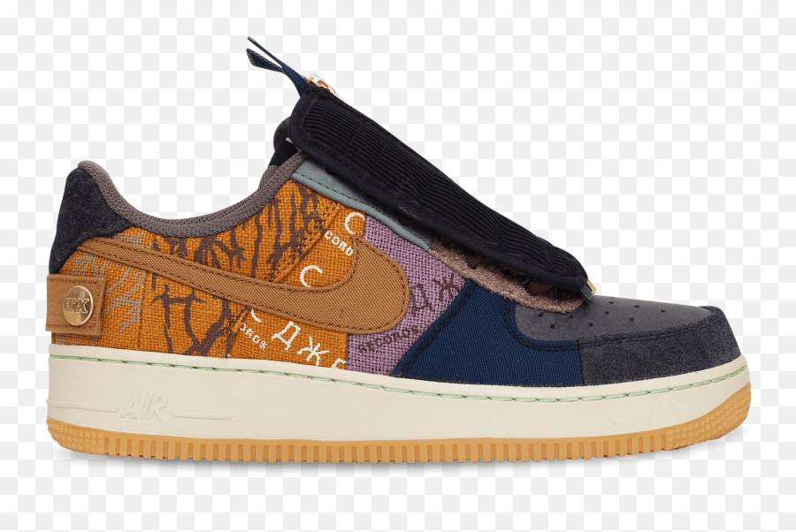 Drops Slam Jam Nike Air Force 1 Low Travis Scott Cactus Jack Mens Png
