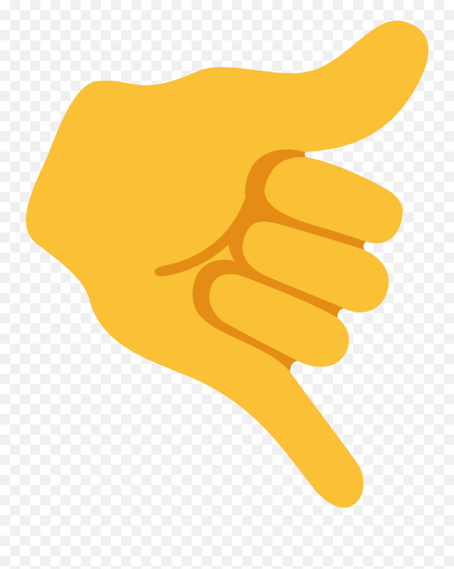 Fileemoji U1f919svg Wikimedia Commons Hang Loose Emoji Png,Ok Hand