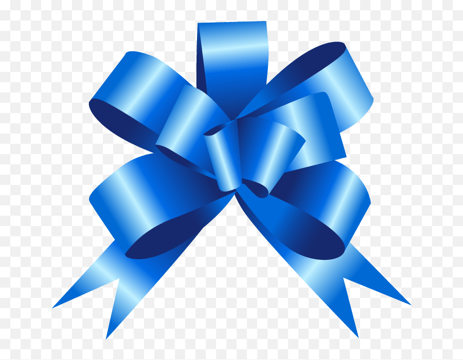 Blue Gift Bow Png Picture Blue Gift Ribbon Transparent,Blue Ribbon