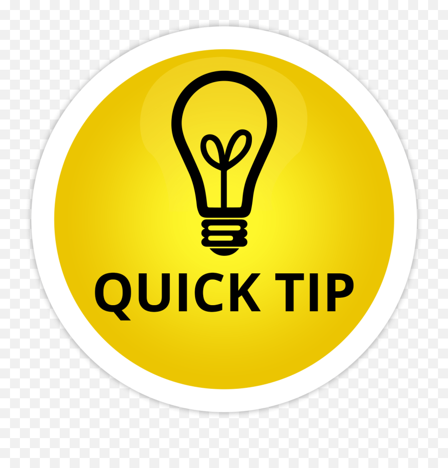 Quick Tip Transparent Cartoon Transparent Background Tip Clipart Png