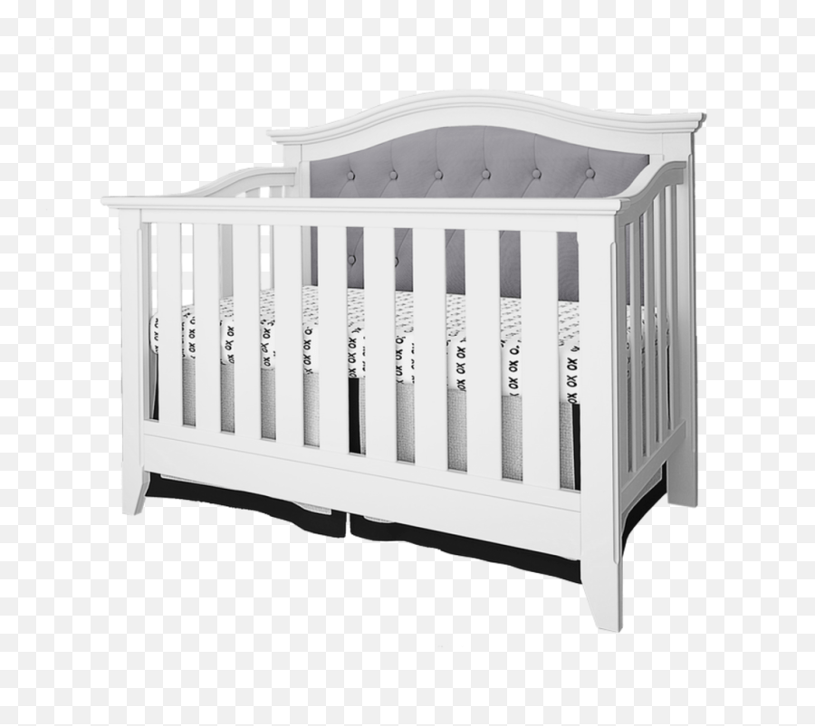 Magnolia Upholstered 4 In1 Convertible Crib Whitegray Amazon White