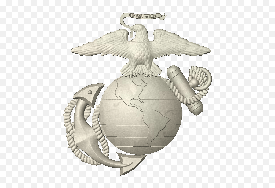 First Marine Corps Emblem Cnc Military Emblems Eagle Globe And Anchor