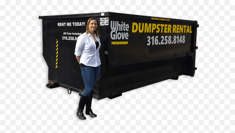 Dumpster Rental Wichita White Glove Property Clean Out Banner Png