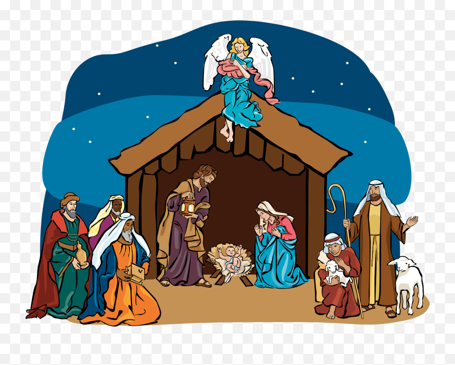 Nativity Scene Clipart Nativity Scene Full Size Png Three Wise Men