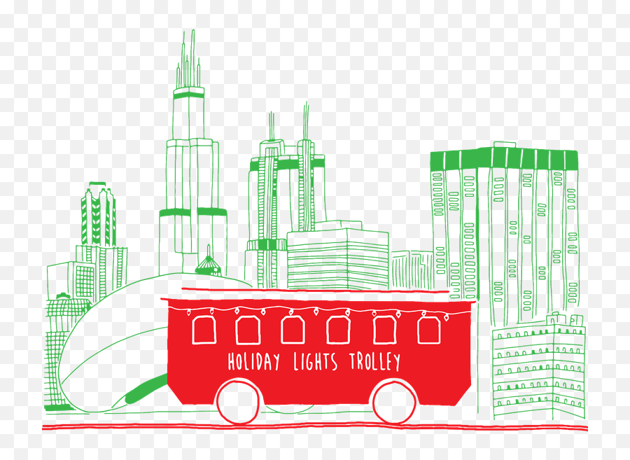 Photos U2014 Holiday Lights Trolley Chicago Png,Holiday Lights Png
