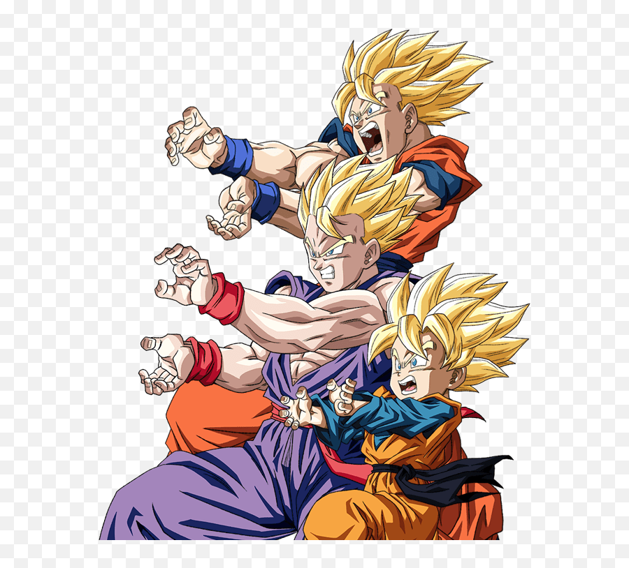Why Did Gohan Stop Using Masenko Goku Gohan And Goten Png,Goten Png