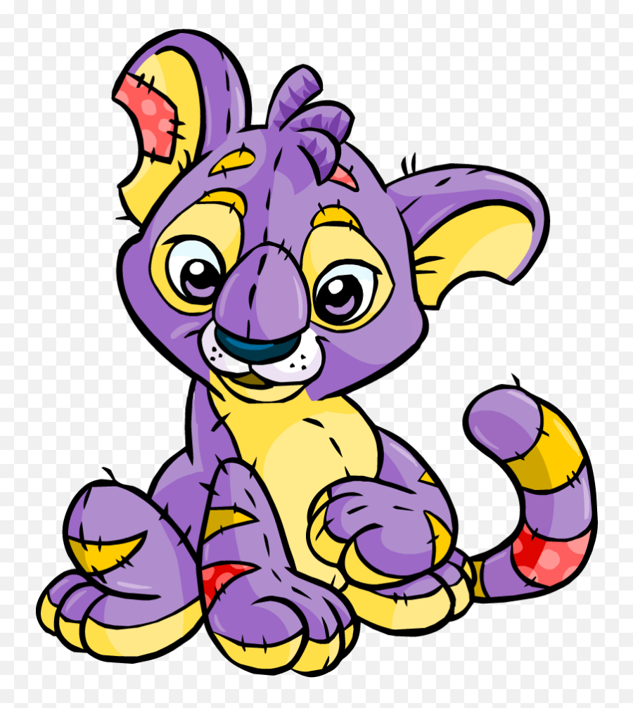 Plushie Kougra Rainbow Pool Neopets Wardrobe Neopets Plushie Kougra