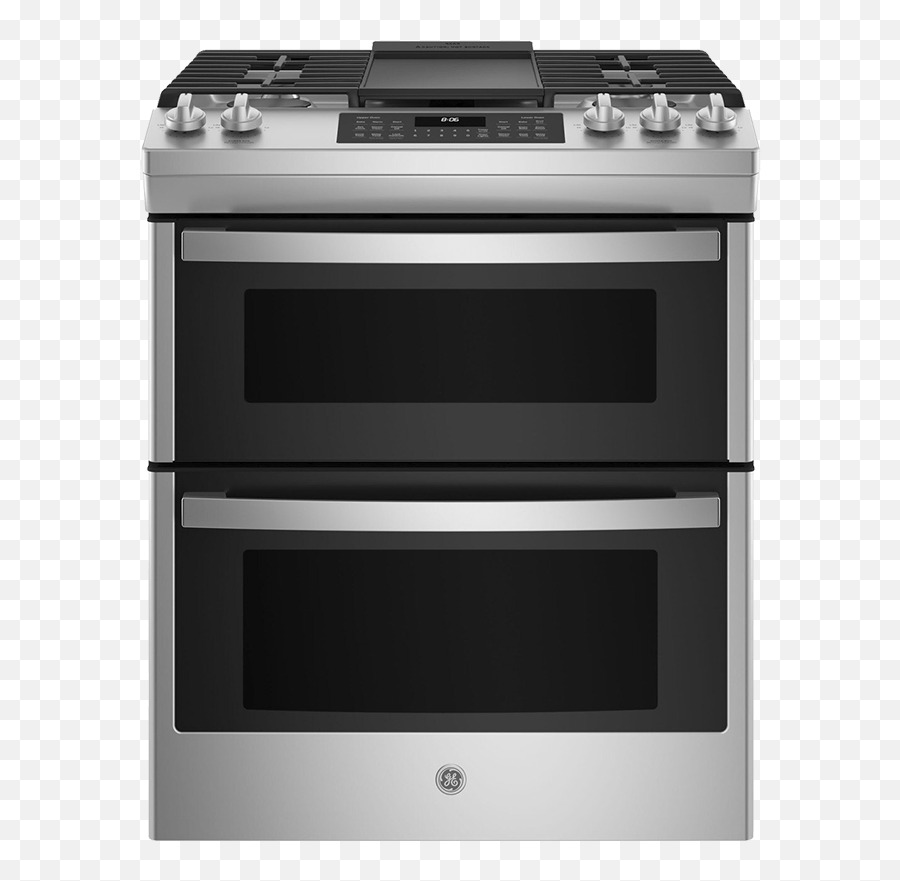 Front Control Gas Double Oven Range Ge Double Oven Gas Range Png