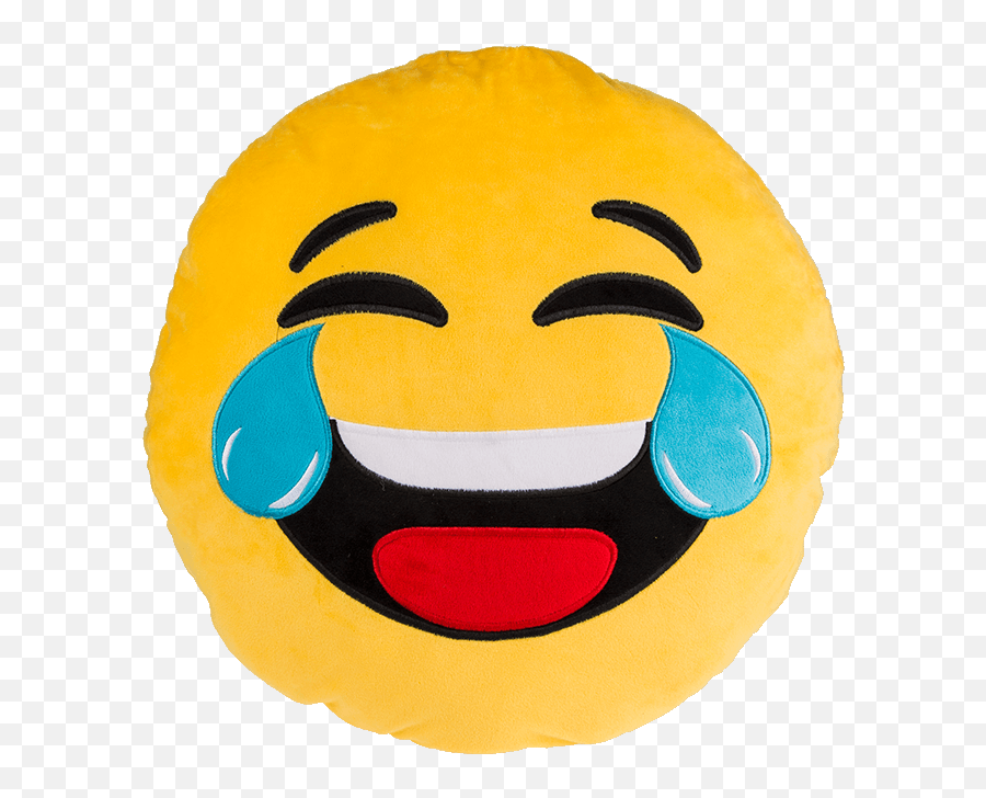 Download Plush Pillow Emoji Laugh Laughing Emoticon Soft Emoji