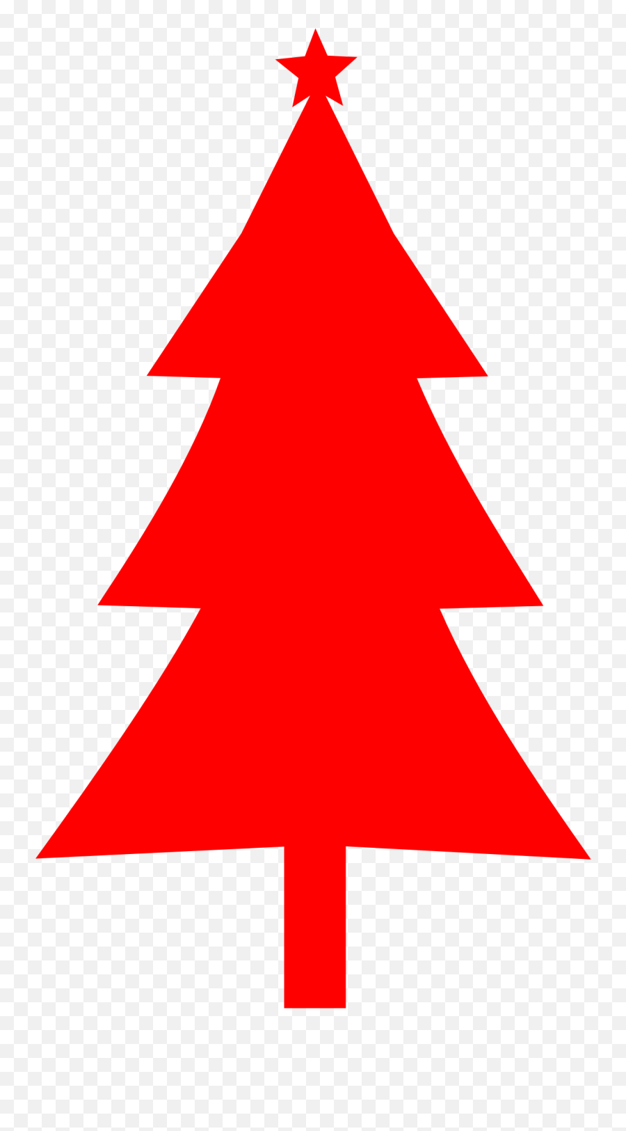 Clip Art Red Christmas Tree Png Image Transparent Background Red