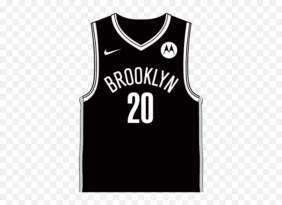 Nets Uniform History Brooklyn Nba Jersey Clipart Png,Brooklyn Icon