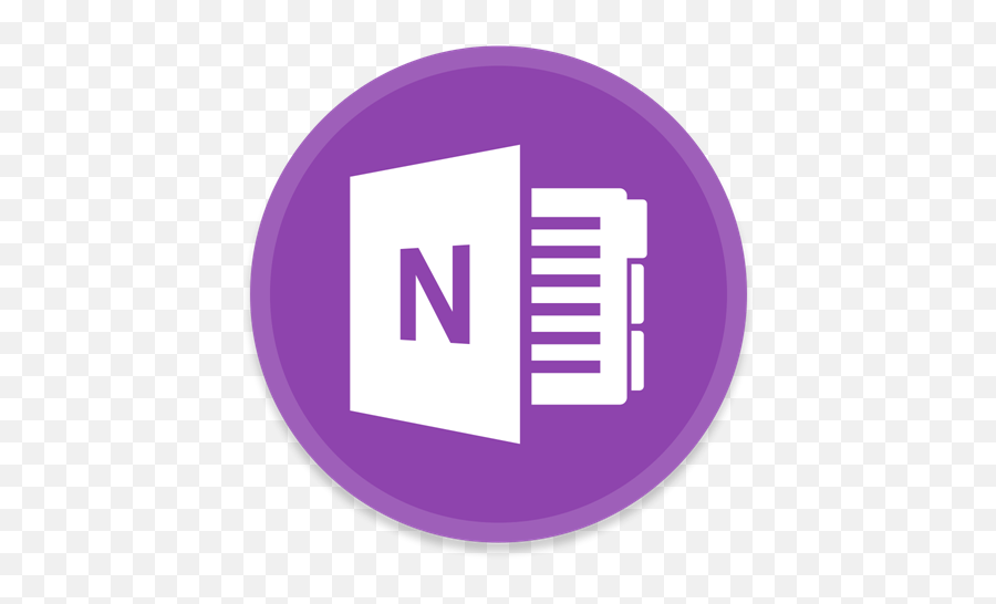 Onenote Icon 1024x1024px Png One Note Icon Circle,Onenote 2016 Icon