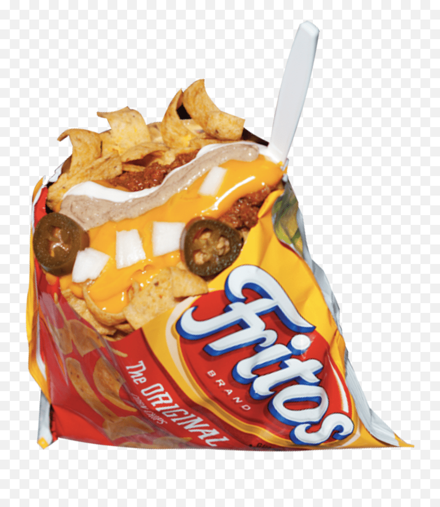 Download Hd Frito Corn Chips Topped Chili Cheese Fritos In A Bag Png