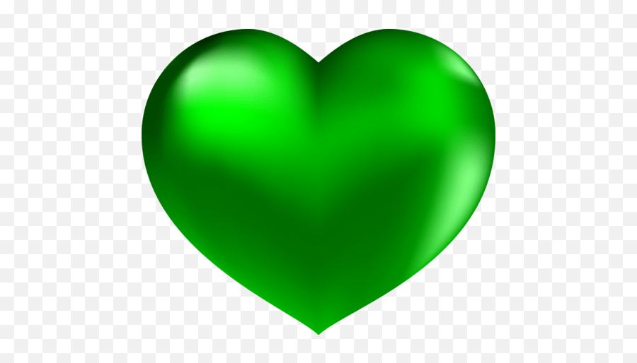 Download Hd Green 3d Heart Png Green Heart 3d Hd,Green Heart Png