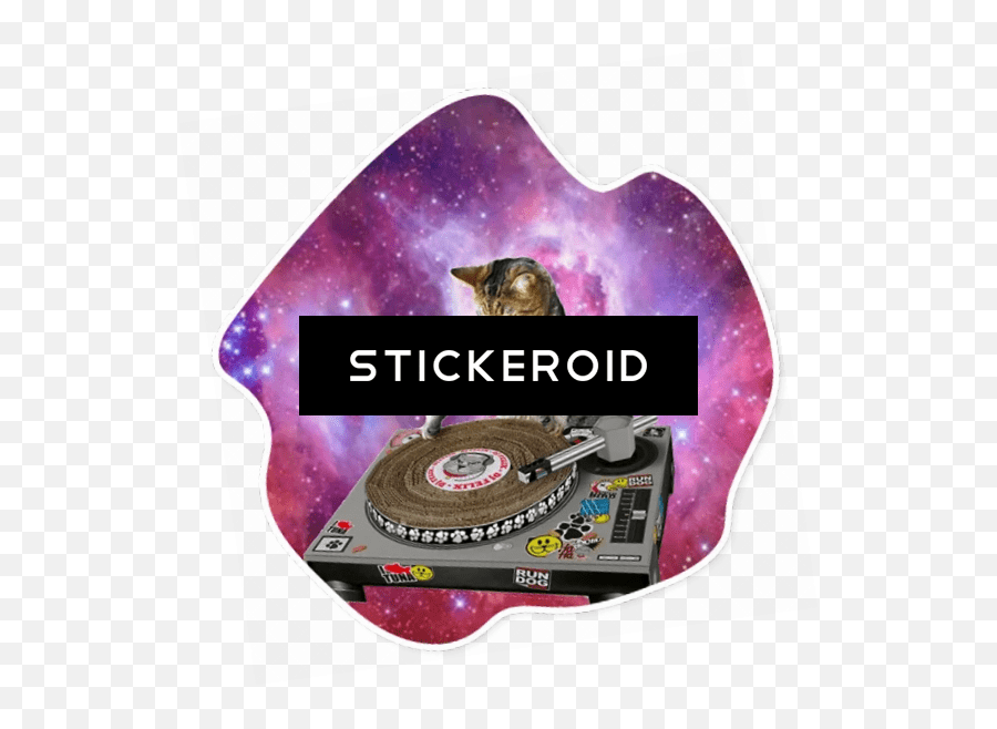 Download Dj Suck Uk Cat Playhouse Cat Scratch Dj Cat Galaxy Png