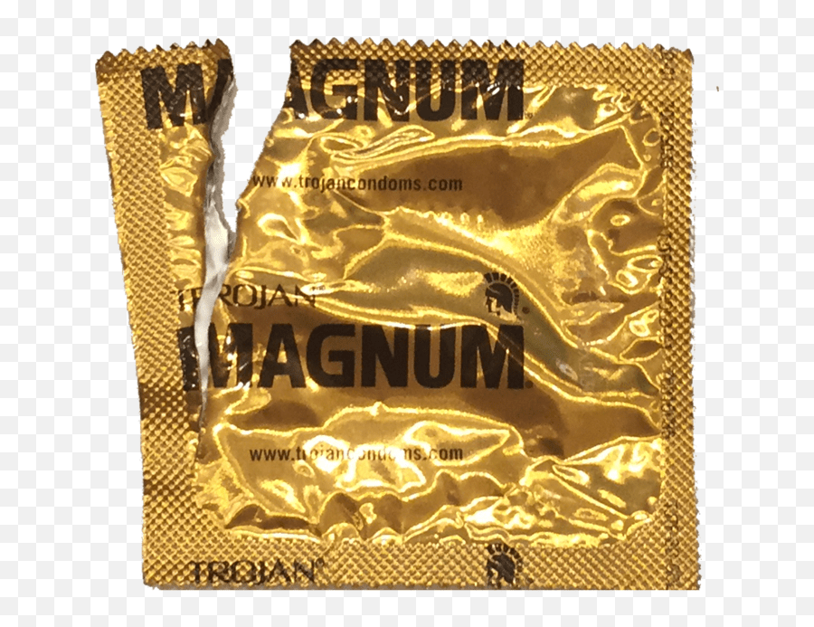 Used Magnum Condom Wrapper Magnum Condom Wrapper Transparent Condom